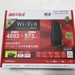 バッファローWSR-5400AX6S 外箱