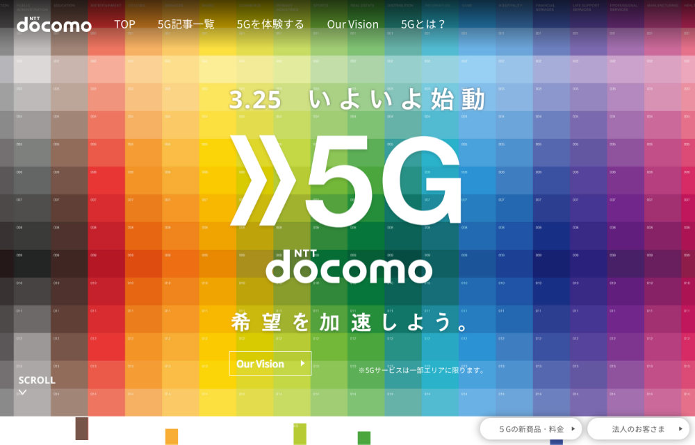 NTTドコモ、au、SoftBankが5Gサービスを25、26、27日から開始