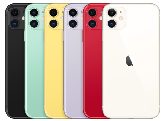iPhone 11の本体色