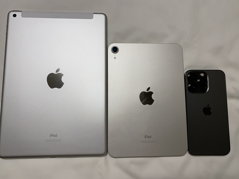 iPhone 13 Pro、iPad（第9世代）、iPad mini（第6世代） 背面